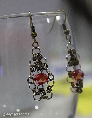 earrings-chainmaille